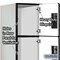Salsbury Industries 4 Tier Designer Locker, 54"Wx76"Hx24"D, 12 Door, Gray 18-24364GRY - alternate 4